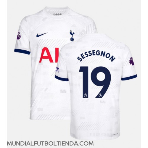 Camiseta Tottenham Hotspur Ryan Sessegnon #19 Primera Equipación Replica 2023-24 mangas cortas